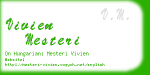 vivien mesteri business card